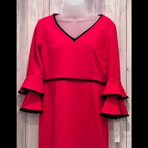 SHELBY & PALMER red dress / size 6